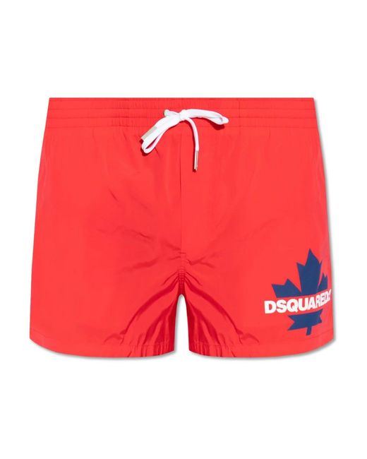 DSquared² Red Beachwear for men