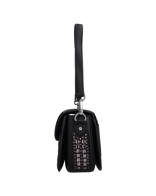 La Carrie Black Shoulder Bags