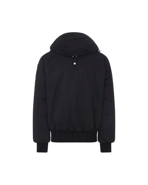 Moose Knuckles Black Down Jackets for men