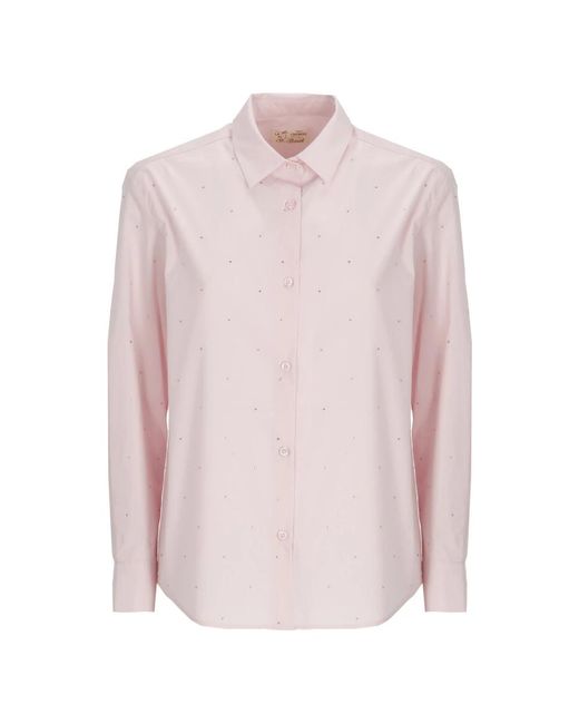 Mc2 Saint Barth Meredith Katoenen Shirt in het Pink