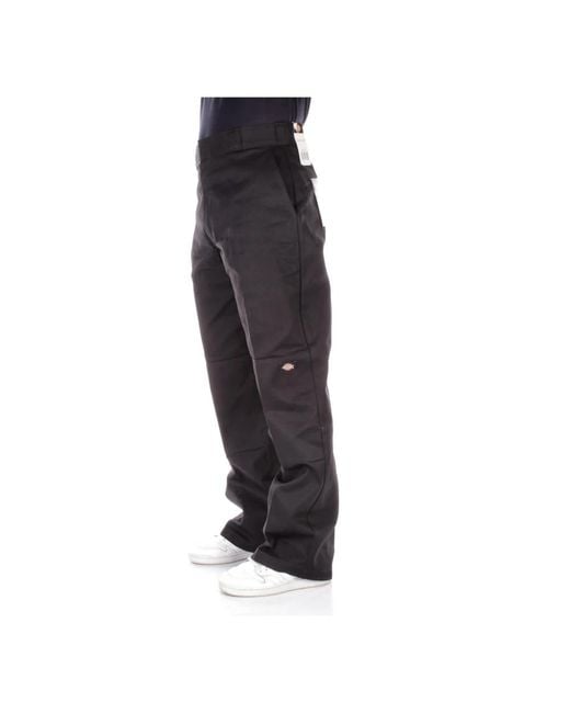 Dickies Blue Straight Trousers for men