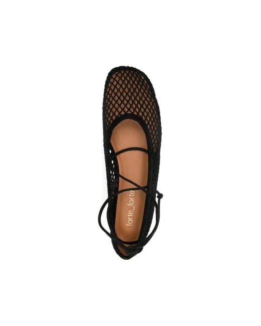 Forte_forte Black Ballerina Shoes