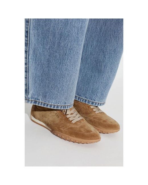 Tod's Brown Ledersneaker
