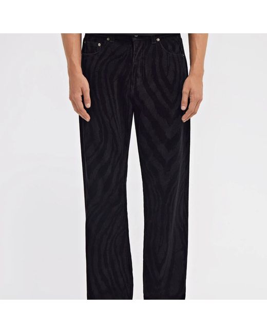 Roberto Cavalli Blue Straight Jeans for men