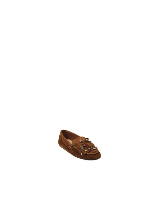 Ancient Greek Sandals Brown Loafers