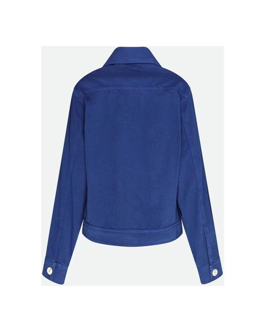 Denim Jackets Alysi de color Blue