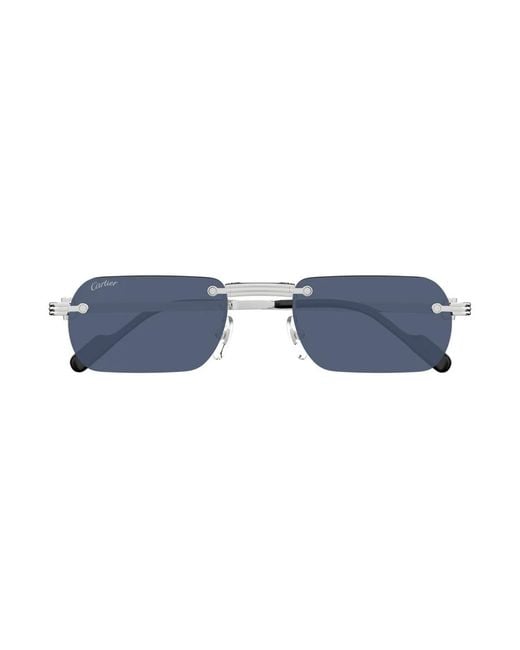 Cartier Blue Sunglasses for men