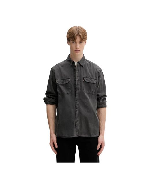 Levi's Denimhemd in Black für Herren