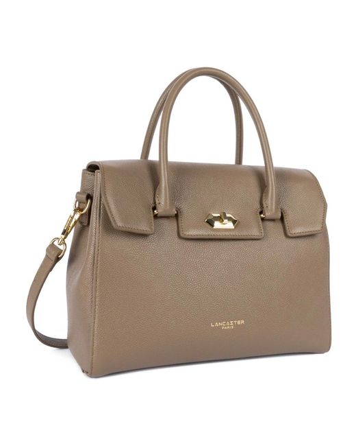 Handbags Lancaster de color Brown