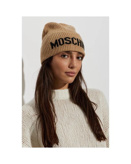 Beanies Moschino de color Brown