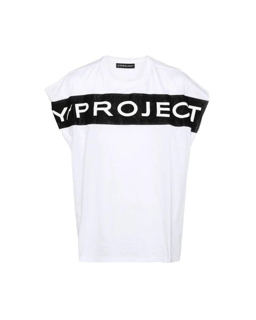 Y. Project Weiße t-shirt 204ts010 j127 in White für Herren