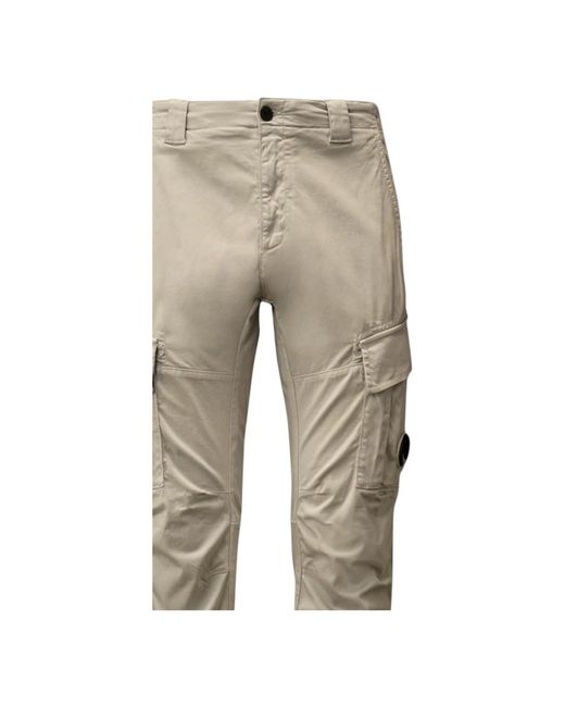 Slim-Fit Trousers C P Company de hombre de color Natural
