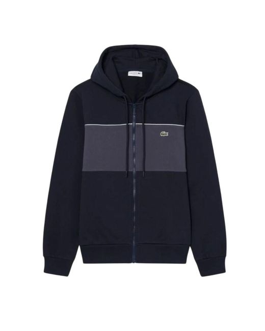 Lacoste Blue Zip-Throughs for men