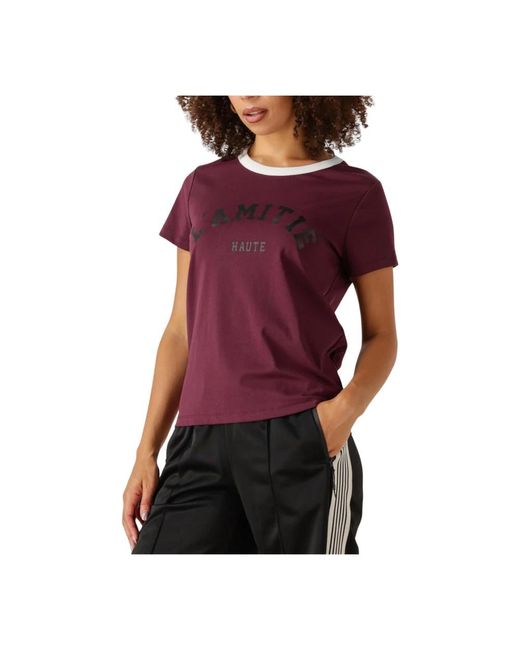 Haute L'Amitié T-Shirts in het Purple