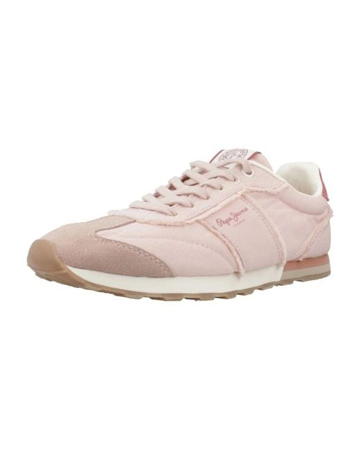 Sneakers Pepe Jeans de color Pink