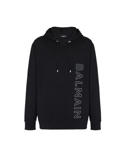 Balmain Kapuzenpullover in Blue für Herren