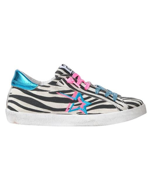 2 Star Blue Sneakers