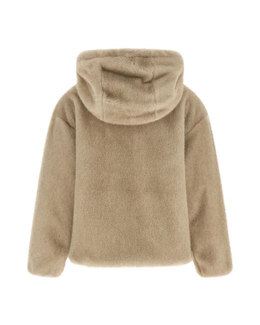 Herno Natural Faux Fur & Shearling Jackets