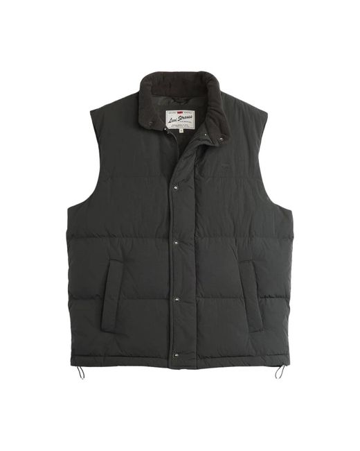 Vests di Levi's in Black da Uomo