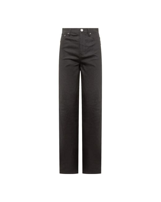 ROTATE BIRGER CHRISTENSEN Straight Trousers in het Black