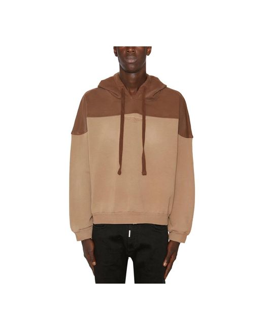 Hoodies Guess de color Brown