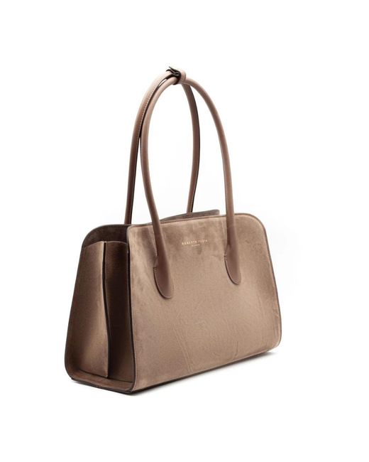 Roberto Festa Brown Shopping Bags