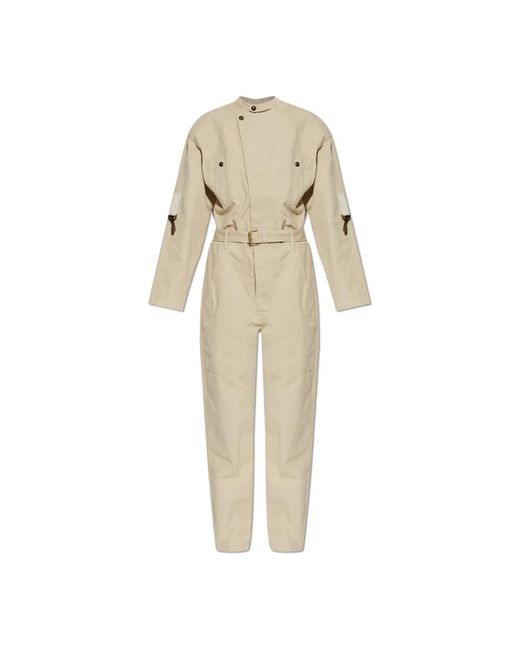Isabel Marant Jumpsuits & Playsuits ,Katoen Nessime Jumpsuit in het Natural