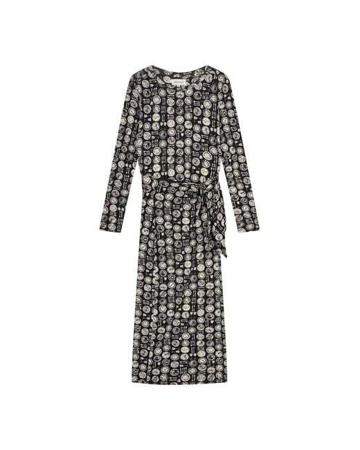 FABIENNE CHAPOT Black Lilo Midi Dress
