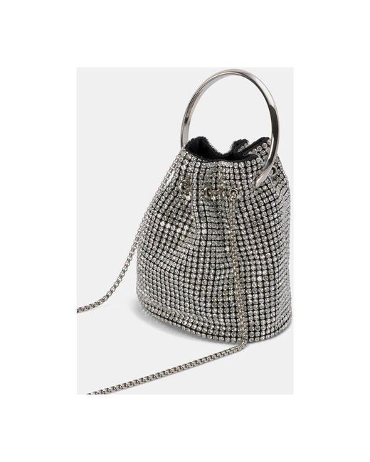 Alma En Pena. Black Glitzernde pump tasche
