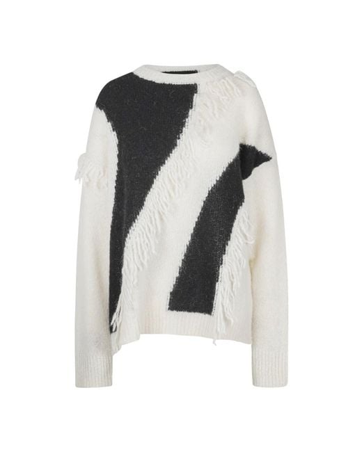 Jucca Gray Round-Neck Knitwear