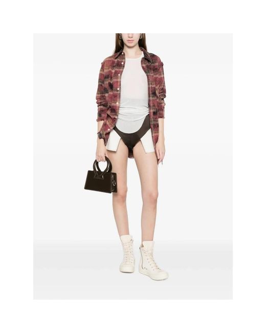 Rick Owens Tops ,Wit ,Basic Rib Tank in het White