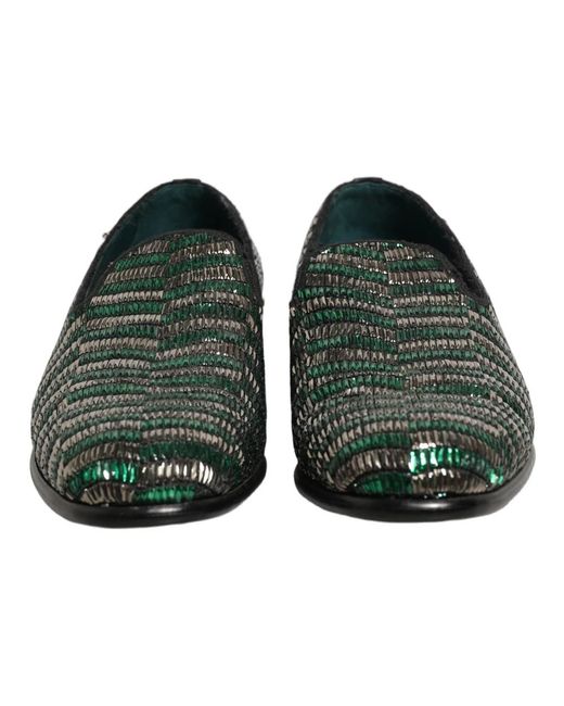 Dolce & Gabbana Green Loafers for men