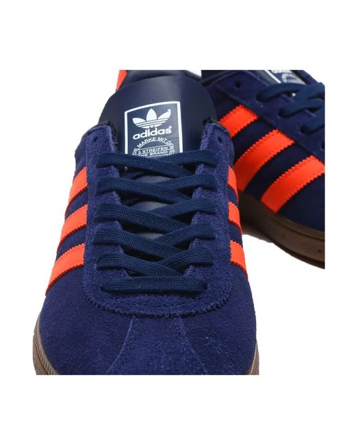 Adidas Originals München gy7400 dunkelblau / solar rot / gum in Blue für Herren