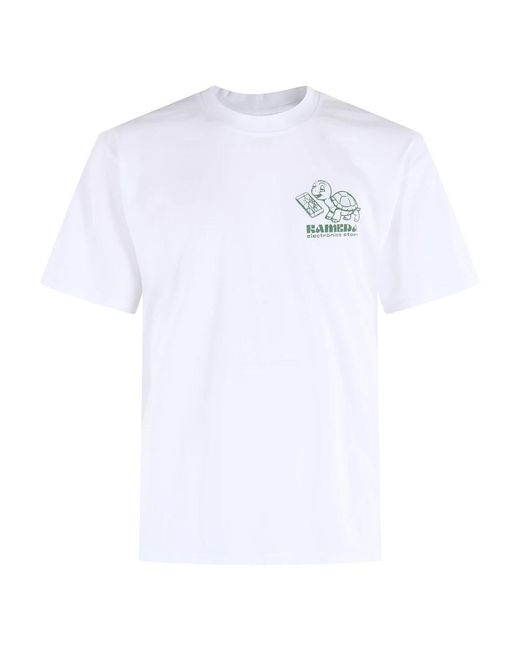 Edwin Kamera Ts T-Shirt in het White voor heren