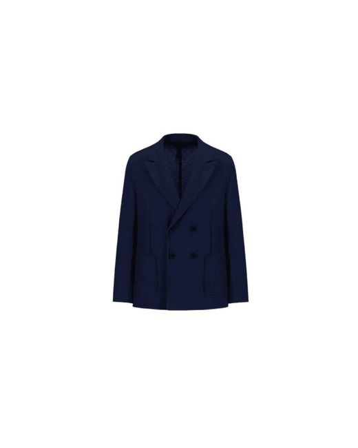 Harris Wharf London Doppelreihiger Königsblauer Blazer in Blue für Herren