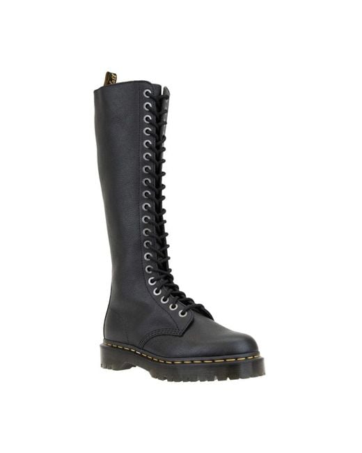 Dr. Martens Black Lace-Up Boots