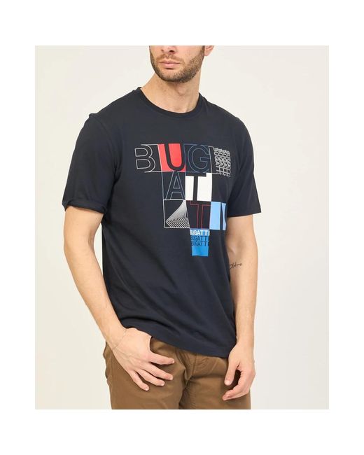 Bugatti Blaue t-shirts und polos in Blue für Herren