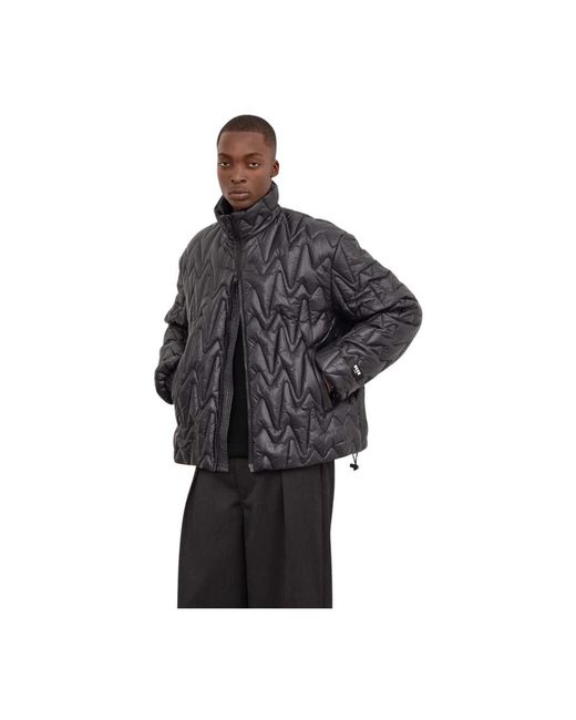 MSGM Gesteppte Wattierte Jacke in Black für Herren