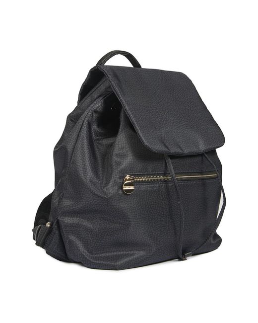 Borbonese Black Backpacks