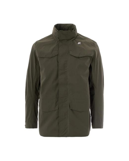 K-Way Green Light Jackets for men