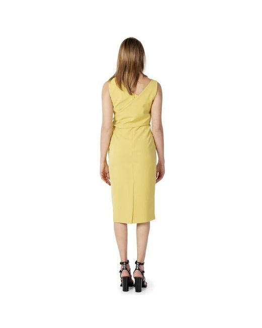 Midi Dresses Sandro Ferrone en coloris Yellow
