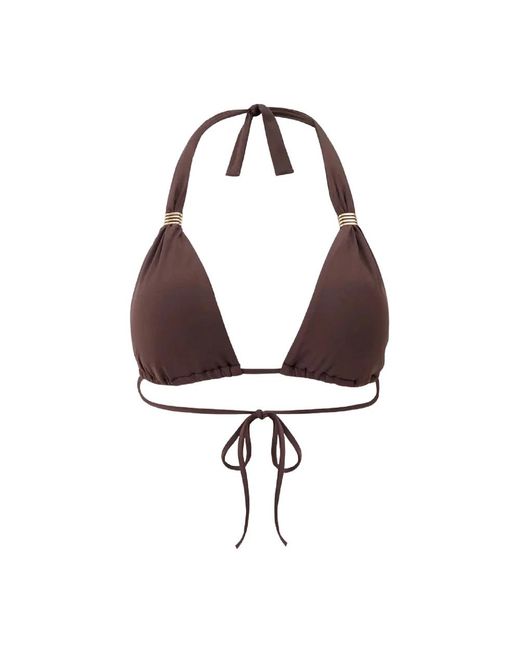 Melissa Odabash Grenada Bikini Top in het Brown