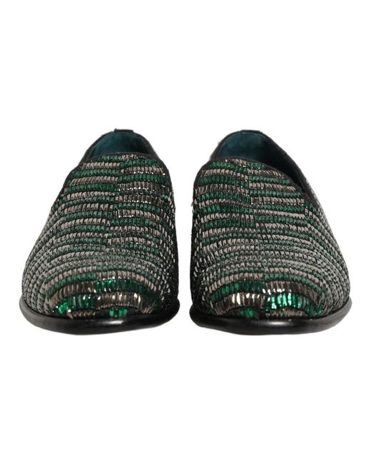 Dolce & Gabbana Green Loafers for men