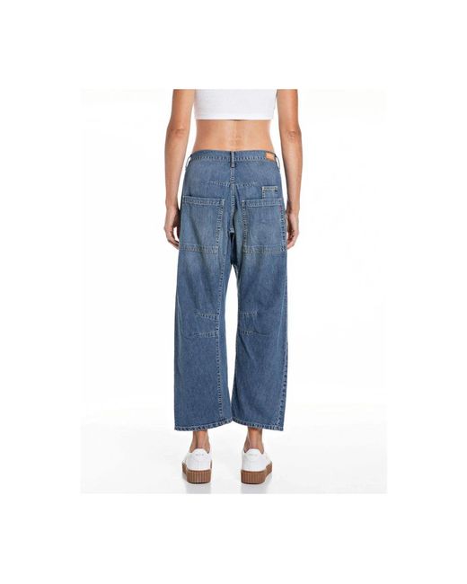 Replay Barrel Jeans in het Blue