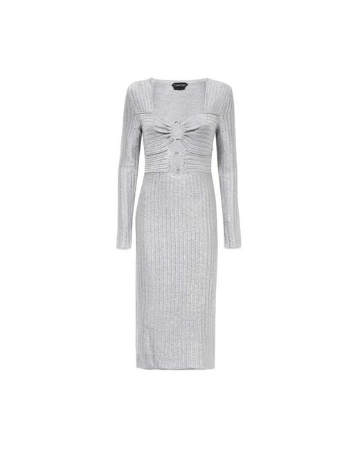 Tom Ford Gray Midi Dresses