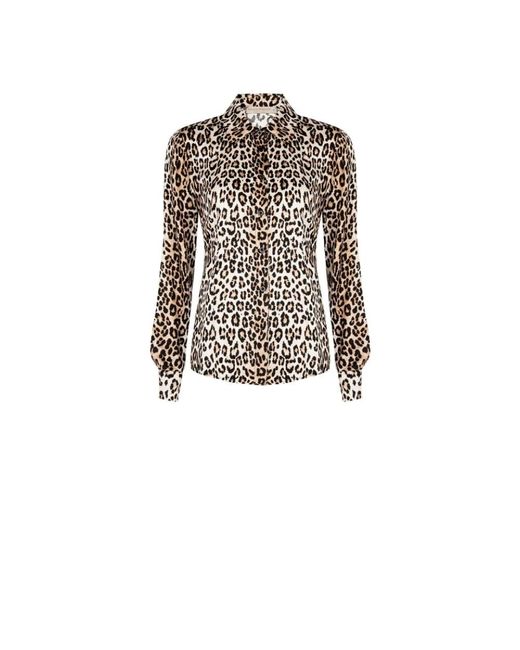 Camicia in viscosa fluido di Rinascimento in Black