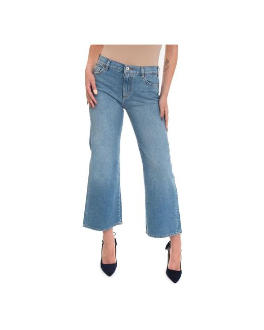 Jeans > cropped jeans Emporio Armani en coloris Blue