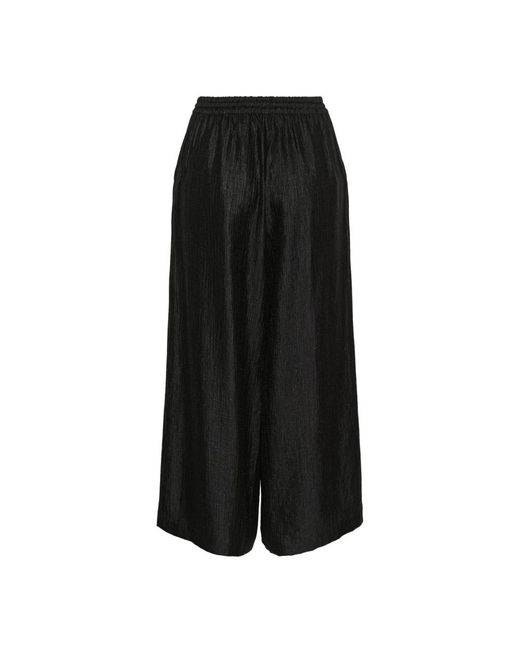 Soaked In Luxury Black Corinne Wide Hosen