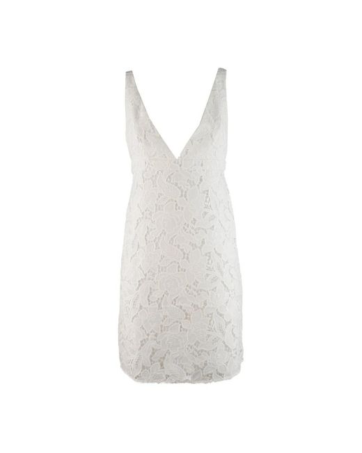 Michael Kors Kleedjes ,Wit ,Polyester Mini Jurk in het White