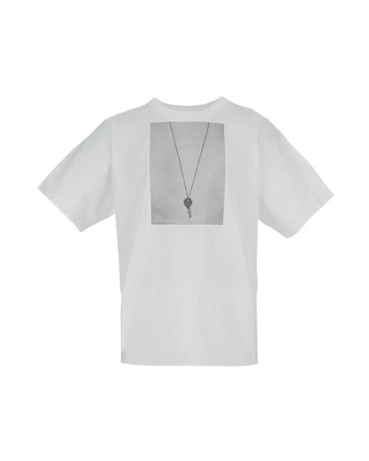 MM6 by Maison Margiela Gray T-Shirts for men